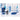 LB BINDER 1L ACRYLIC FINE PRIMARY BLUE 750ML STONES COLLAGE EFFECT